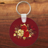 Porte-clés Trois Roses de bijoux (Recto)