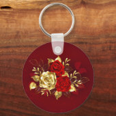 Porte-clés Trois Roses de bijoux (Recto)