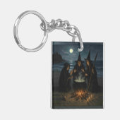 Porte-clés Trois Sorcières Brew Cauldron Pleine lune Beach (Devant gauche)