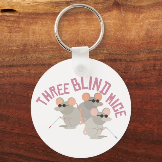 Porte-clés Trois souris aveugles (Recto)