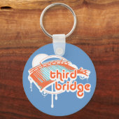 Porte-clés troisième pont. orange&bleu. (Recto)