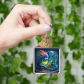 Porte-clés Troll Imaginaire mignon Bonsai Tree (main)