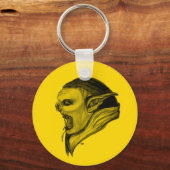 Porte-clés Troll schwarz gelen design (Recto)