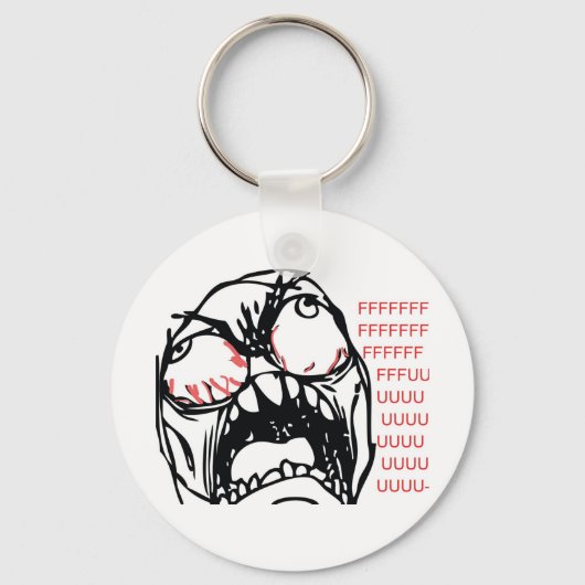 Porte-clés Troll Super Rage (Recto)