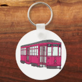 Porte-clés Trolleybus Tramway Tramway Trolleycar (Recto)