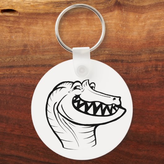 Porte-clés Trollface Irritator (sans texte) (Verso)