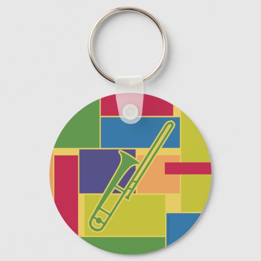 Porte-clés Trombone Colorblocks (Recto)