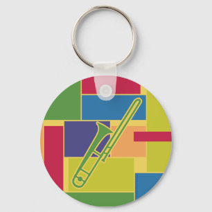 Porte-clés Trombone Colorblocs Porte - clé