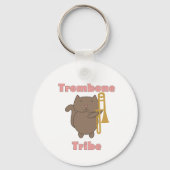 Porte-clés Trombone Tribe Chat Mignon Lettres Roses (Verso)