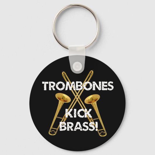 Porte-clés Trombones Kick Brass ! (Recto)