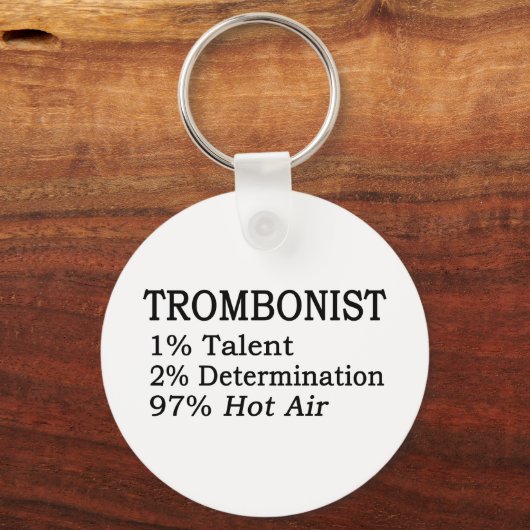 Porte-clés Trombonistère air chaud (Recto)