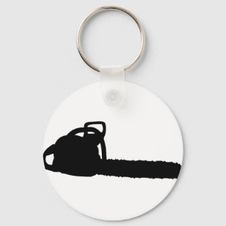 Porte-clés tronçonneuse noire