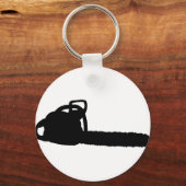 Porte-clés tronçonneuse noire (Recto)