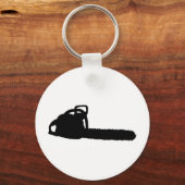 Porte-clés tronçonneuse noire (Recto)
