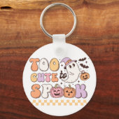 Porte-clés Trop mignon pour parler Halloween (Recto)