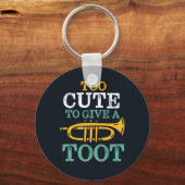 Porte-clés Trop Mignonne Pour Donner Un Jeu De Trompette Drôl (Recto)