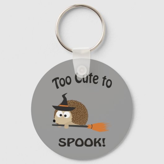 Porte-clés Trop Mignonne Pour Parler ! Hedgehog Witch (Recto)