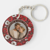 Porte-clés Tropical Anemones Fantasy Lakeside Wedding (Dos)