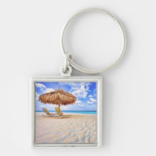 Porte-clés Tropical Beaches | Aruba Sandy Beach (Devant)