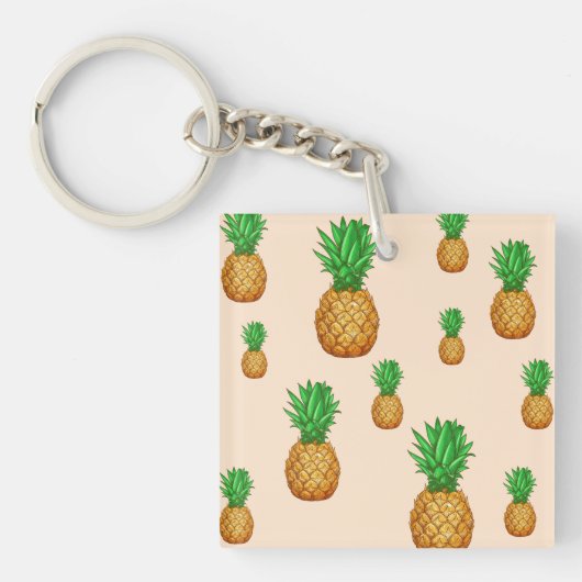Porte-clés TROPICAL ÉTÉ Aiguille FRUITS Motif de tranche (Devant)