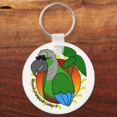 Porte-clés Tropical Green Cheeked Conure Porte - clé (Recto)