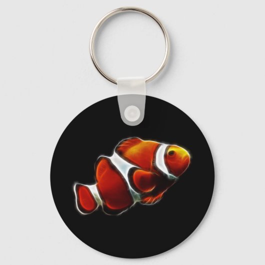 Porte-clés Tropical Orange Clownfish Clown Fish (Recto)