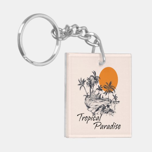 Porte-clés Tropical Paradise Island (Devant gauche)