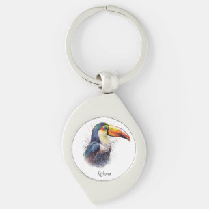 Porte-clés Tropical Splendor Toucan, personnalisé