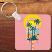 Porte-clés Tropical Summer Sunset Sweets Paradise (Recto)