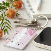 Porte-clés TROS Lipstick lesbienne drapeau porte - clé (Devant droit)