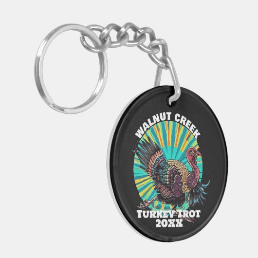 Porte-clés Trot de Turquie rétro (Devant gauche)