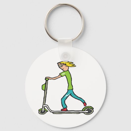 Porte-clés Trottinette électrique (Recto)