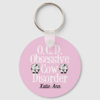 Trouble obsessionnel de la vache mignon rose