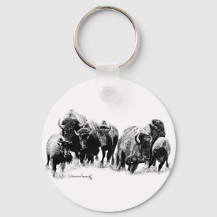 Porte-clés Troupeau de Buffalo