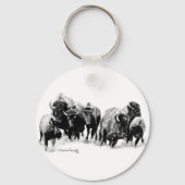Porte-clés Troupeau de buffles (Recto)