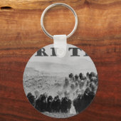 Porte-clés troupeau de buffles qui playa (Recto)