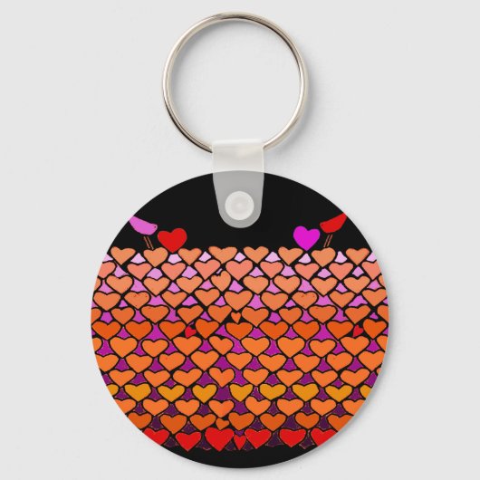 Porte-clés Troupeau de Saint-Valentin (Recto)
