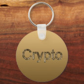 Porte-clés Trousseau en Bitcoin doré (Verso)
