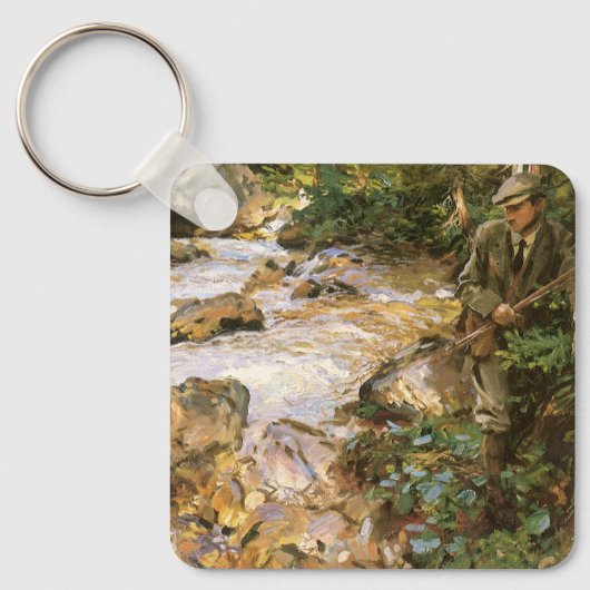Porte-clés Trout Stream in the Tyrol par John Singer Sargent (Recto)