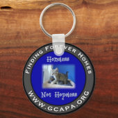 Porte-clés Trouver des maisons pour toujours (Recto)