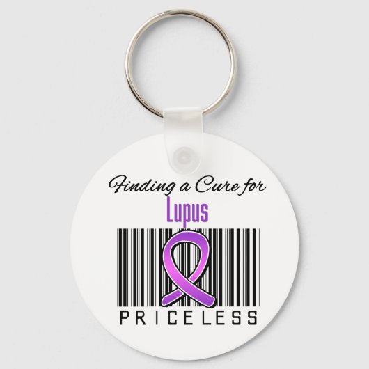 Porte-clés Trouver un remède pour Lupus PRICELESS (Recto)