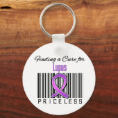 Porte-clés Trouver un remède pour Lupus PRICELESS (Recto)
