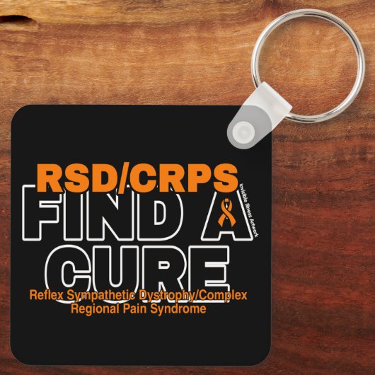 PORTE-CLÉS TROUVER UNE CURE/BOLD...RSD/CRPS (Verso)