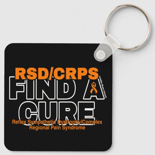 PORTE-CLÉS TROUVER UNE CURE/BOLD...RSD/CRPS (Dos)