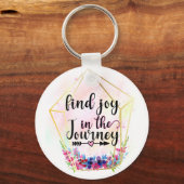 Porte-clés Trouvez La Joie Dans Le Voyage (Verso)