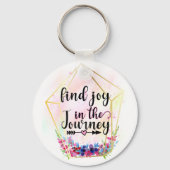 Porte-clés Trouvez La Joie Dans Le Voyage (Verso)