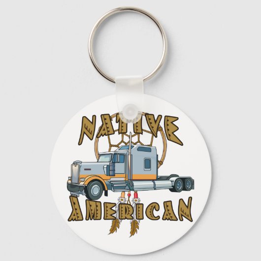 Porte-clés Trucker amérindien (Recto)