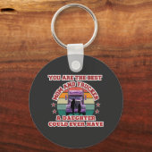 Porte-clés Trucker Mère Fille Bond Famille Route Amour (Recto)