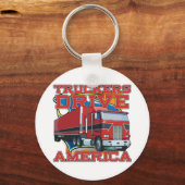 Porte-clés Truckers Drive America (Recto)