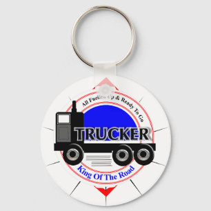 Porte-clés Truckers Novelty King Of The Road Graphic